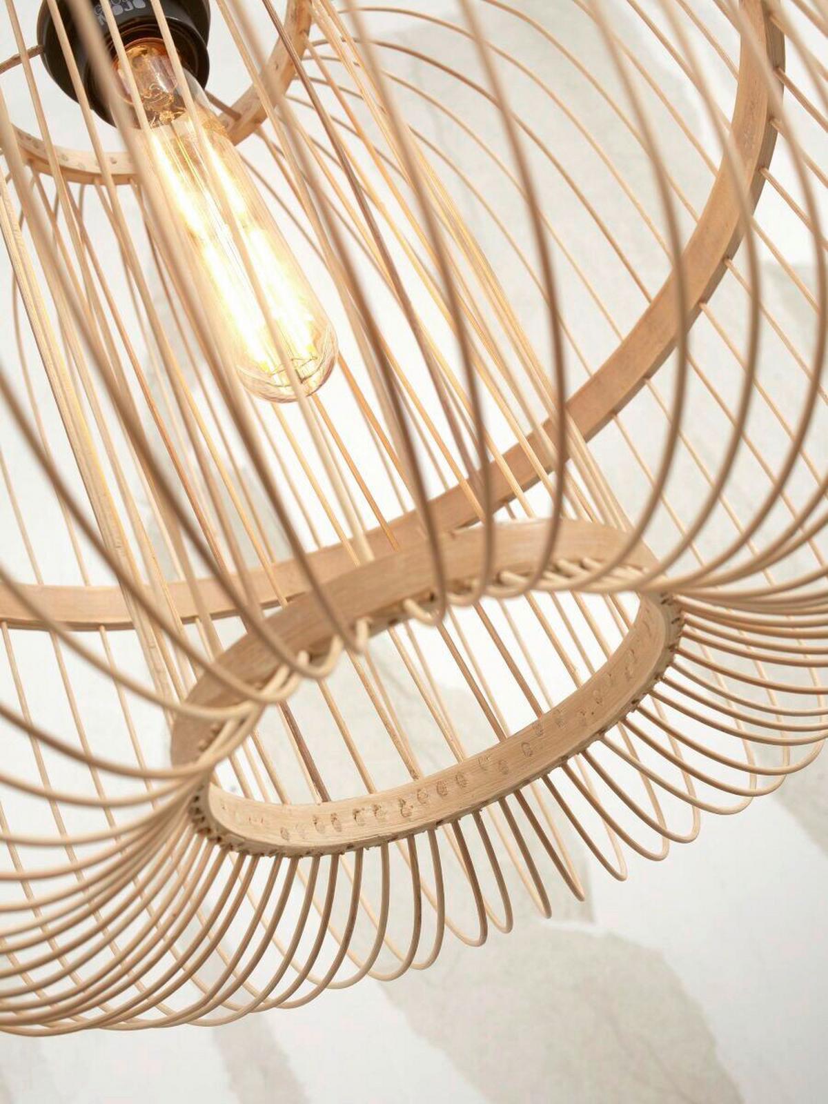 Stropna Svetilka Hokkaido, Naravna Barva - naravne barve, Trend (38/25cm) - Good & Mojo