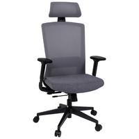 Pisarniški Stol Captivo, Siva - siva/črna, Moderno, umetna masa/tekstil (66/117/62cm) - MID.YOU