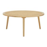 Couchtisch Douna Naturfarben Eiche Rund - Naturfarben, MODERN, Holz (80/80/35cm) - Bessagi Home