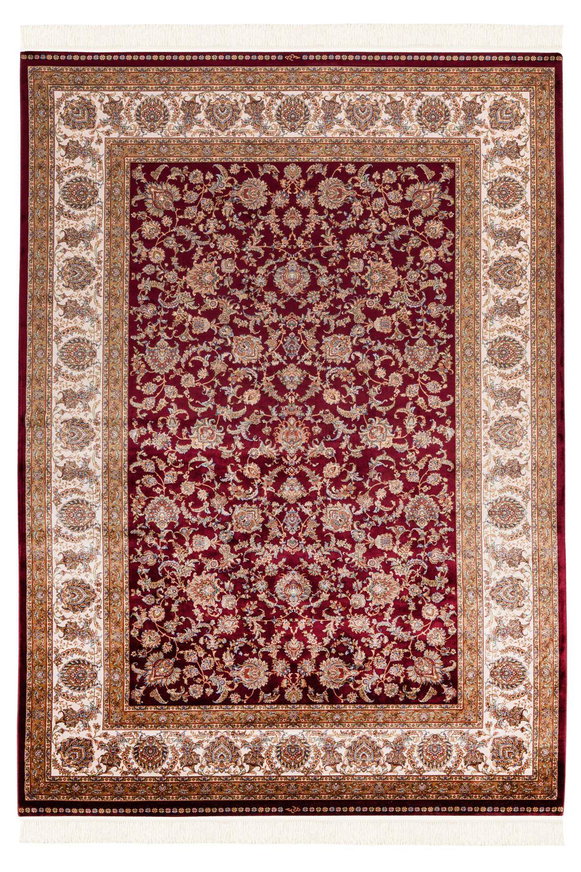 WEBTEPPICH MY BABYLON OF OBSESSION - Hellbraun/Rot, Design, Textil (160/230cm)