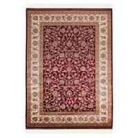 WEBTEPPICH MY BABYLON OF OBSESSION - Hellbraun/Rot, Design, Textil (160/230cm)