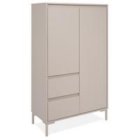 KOMODA WYSOKA KORSIKA 53A - kaszmir, Design, materiał drewnopochodny/metal (81/139/40cm) - MID.YOU