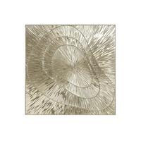 Zidna Dekoracija 97x97cm Anika - zlatna, Romantično / Seoski, metal (97/2,5/97cm) - Mömax