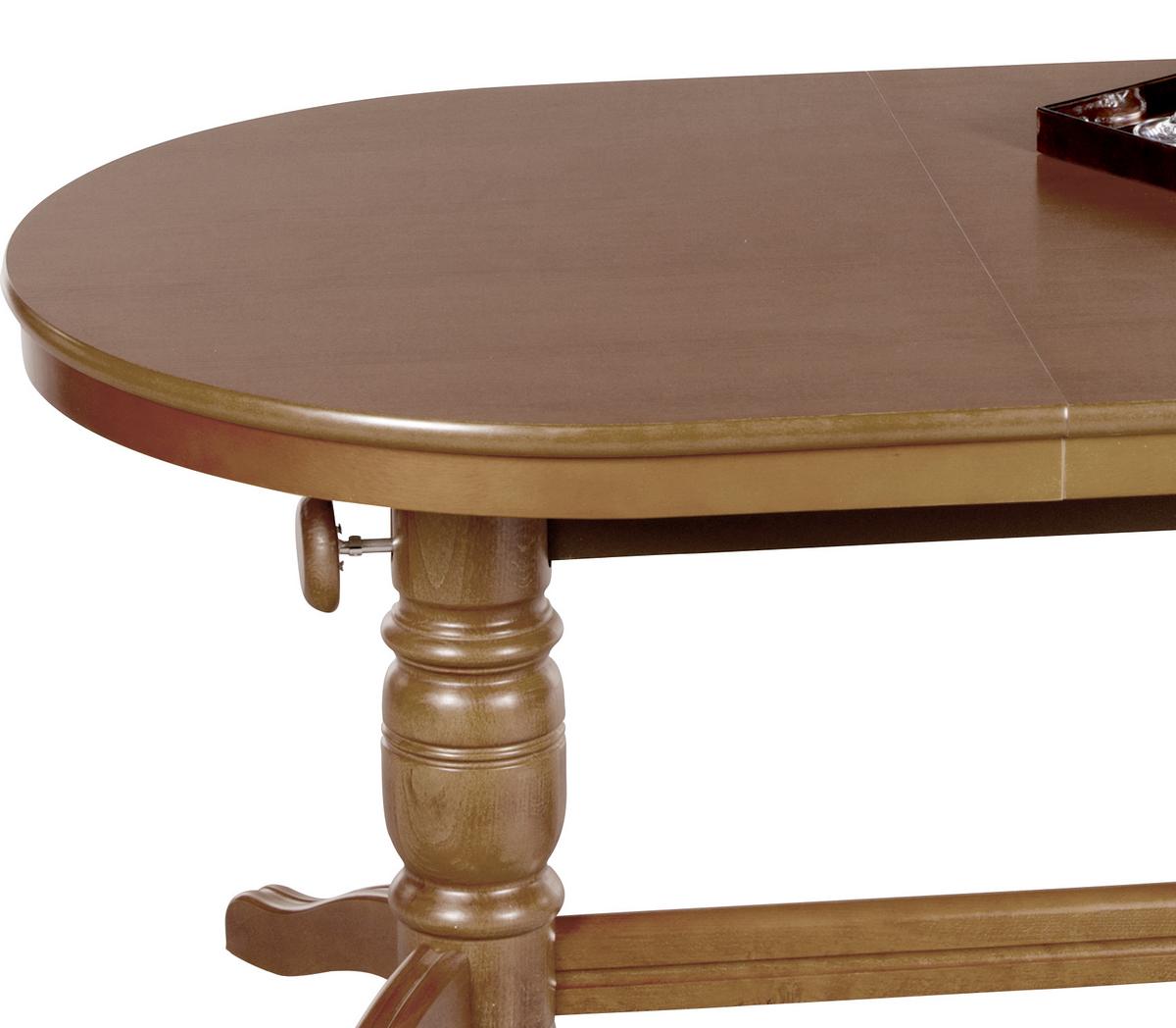 STOLIK KAWOWY RAMSAU - kolor dębowy, Design, materiał drewnopochodny/drewno (120-160/75/56-72cm) - MID.YOU