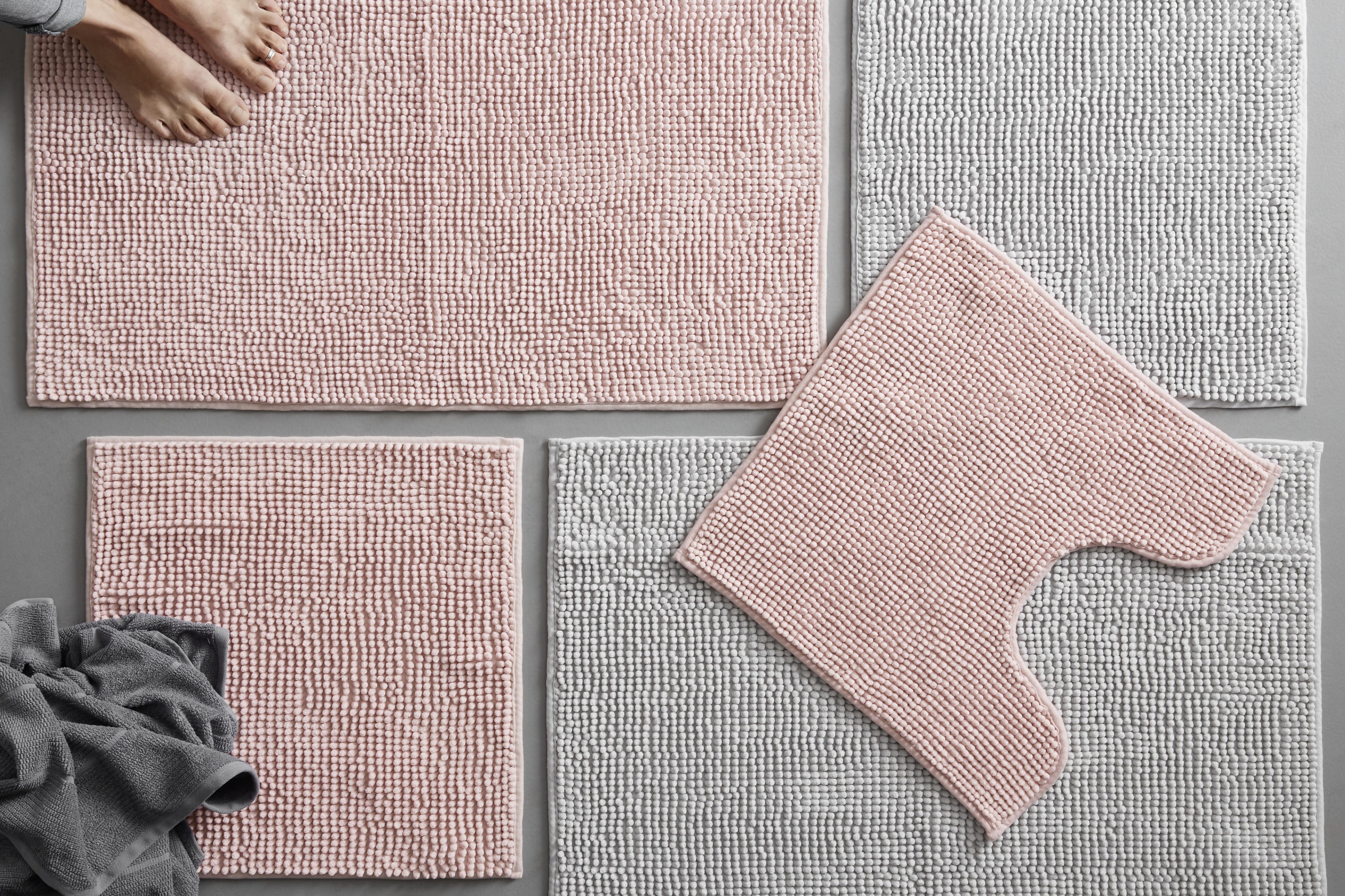 WC-Vorleger Nelly ca. 50x50cm - Rosa, Textil (50/50cm) - Modern Living