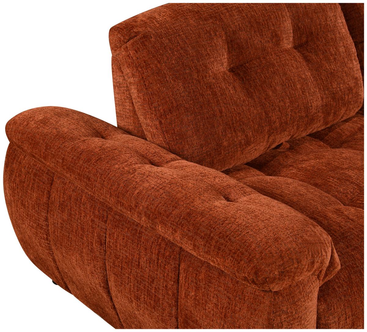 Sofa Alba - narančasta/crna, Moderno, drvo/tekstil (213/84/109cm) - Mömax
