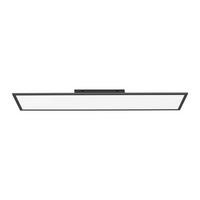 LAMPA SUFITOWA LED 16533-18-O FLAT - czarny, Basics, tworzywo sztuczne/metal (100/25/5,3cm)