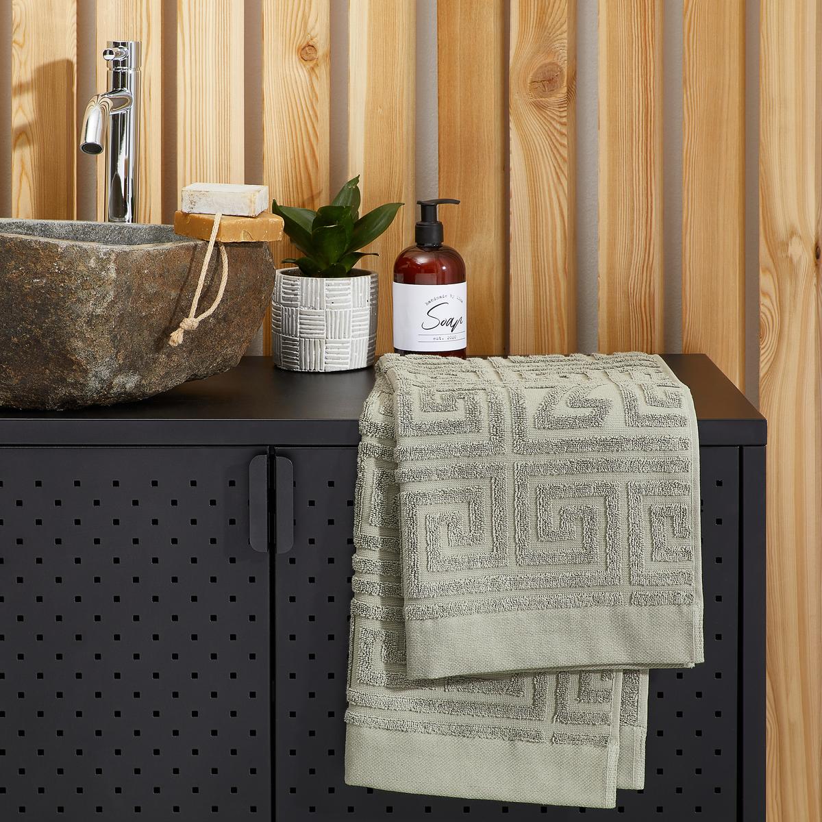 RĘCZNIK WATER LEGACY - oliwkowa zieleń, Basics, tkanina (50/100cm) - Zoeppritz