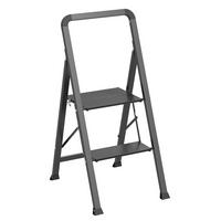 Klapptrittleiter 130170 - Schwarz, Basics, Metall (47.5/85/42.5cm) - Spirella