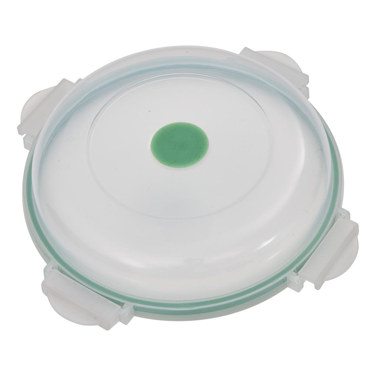 Cutie gustări Box cca. 1,2 l - verde/transparent, Basics, plastic/sticlă (1,2l)