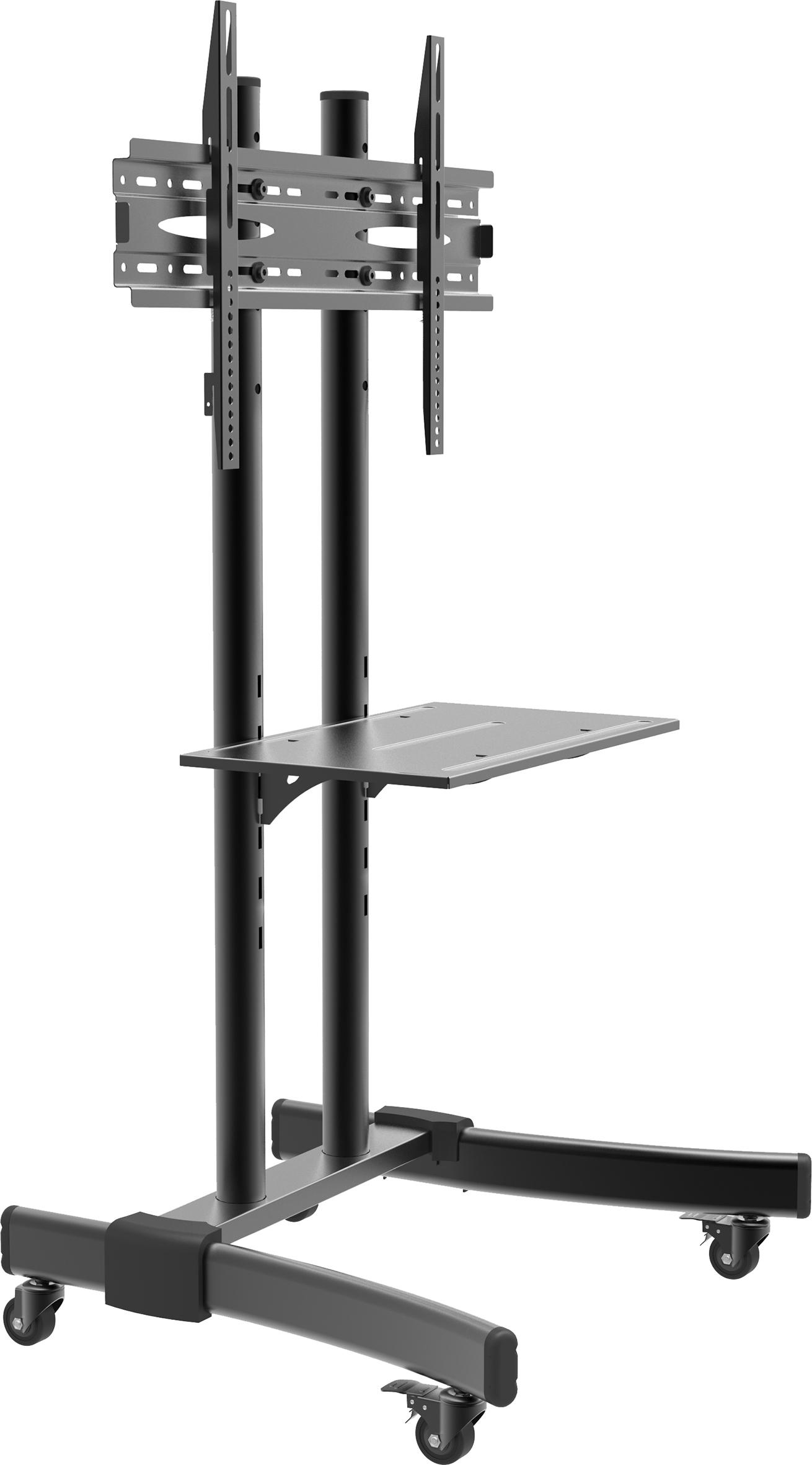 Stojalo Za Tv B-ms 125, Črna - črna, Basics, kovina (109/76/55cm) - MID.YOU
