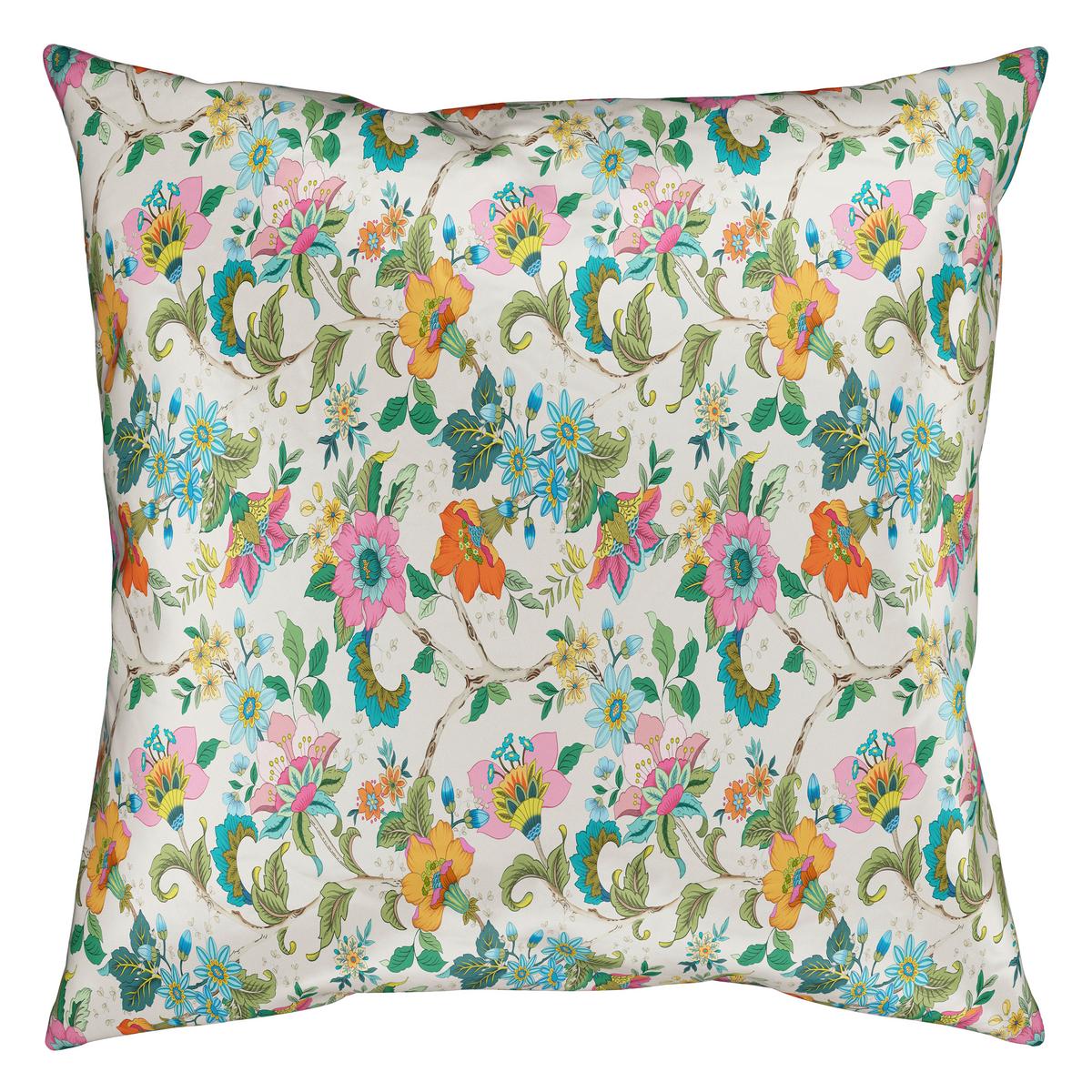 Bettwäsche Kamia Allover Rosa/Pink/Türkis ca. 135x200cm - Türkis/Rosa, ROMANTIK / LANDHAUS, Textil (135/200cm) - Mömax