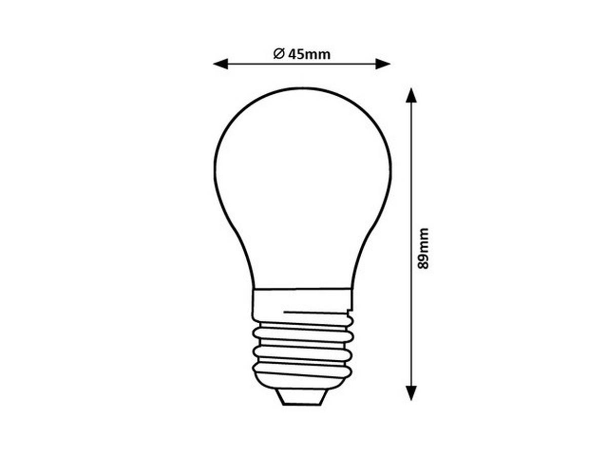 LED Fényforrás E27 10w, 4000k - fehér, műanyag