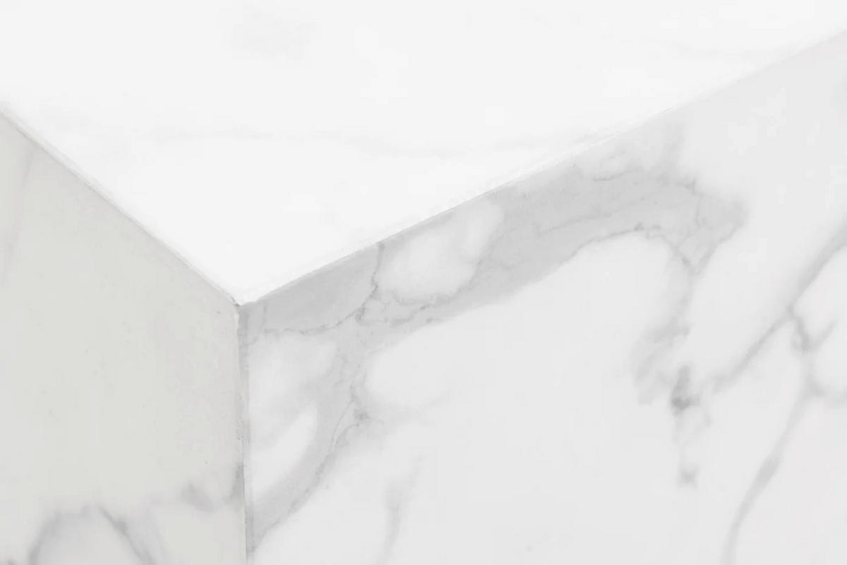 Set Mizic Marble, Bela, 2-Delni - bela, Design, leseni material (35-25/35-25/70-50cm) - Livetastic