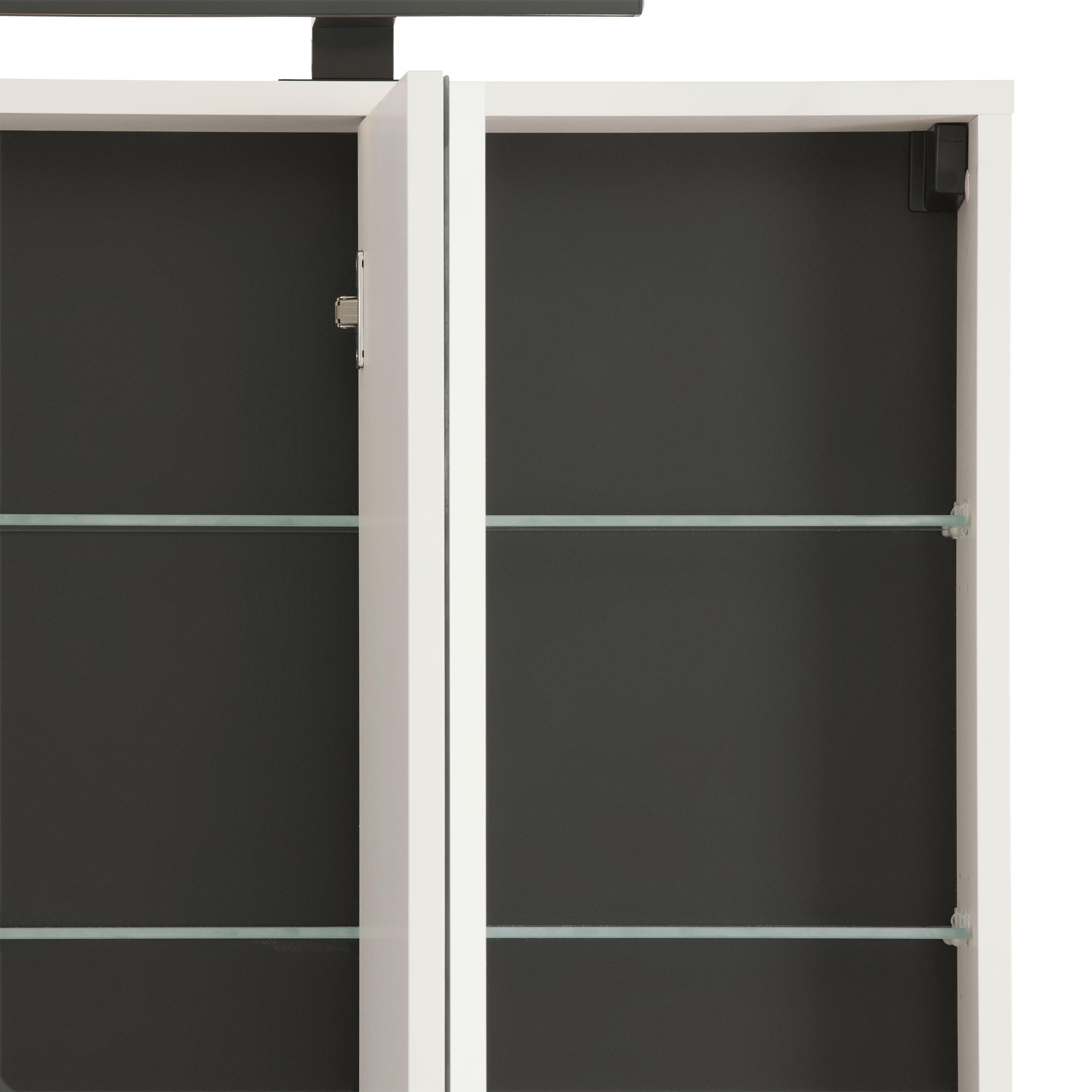 SPEGELSKÅP SOPHIA -EXKLUSIV- - kashmir, Modern, trämaterial/glas (100/74/17cm) - Mömax