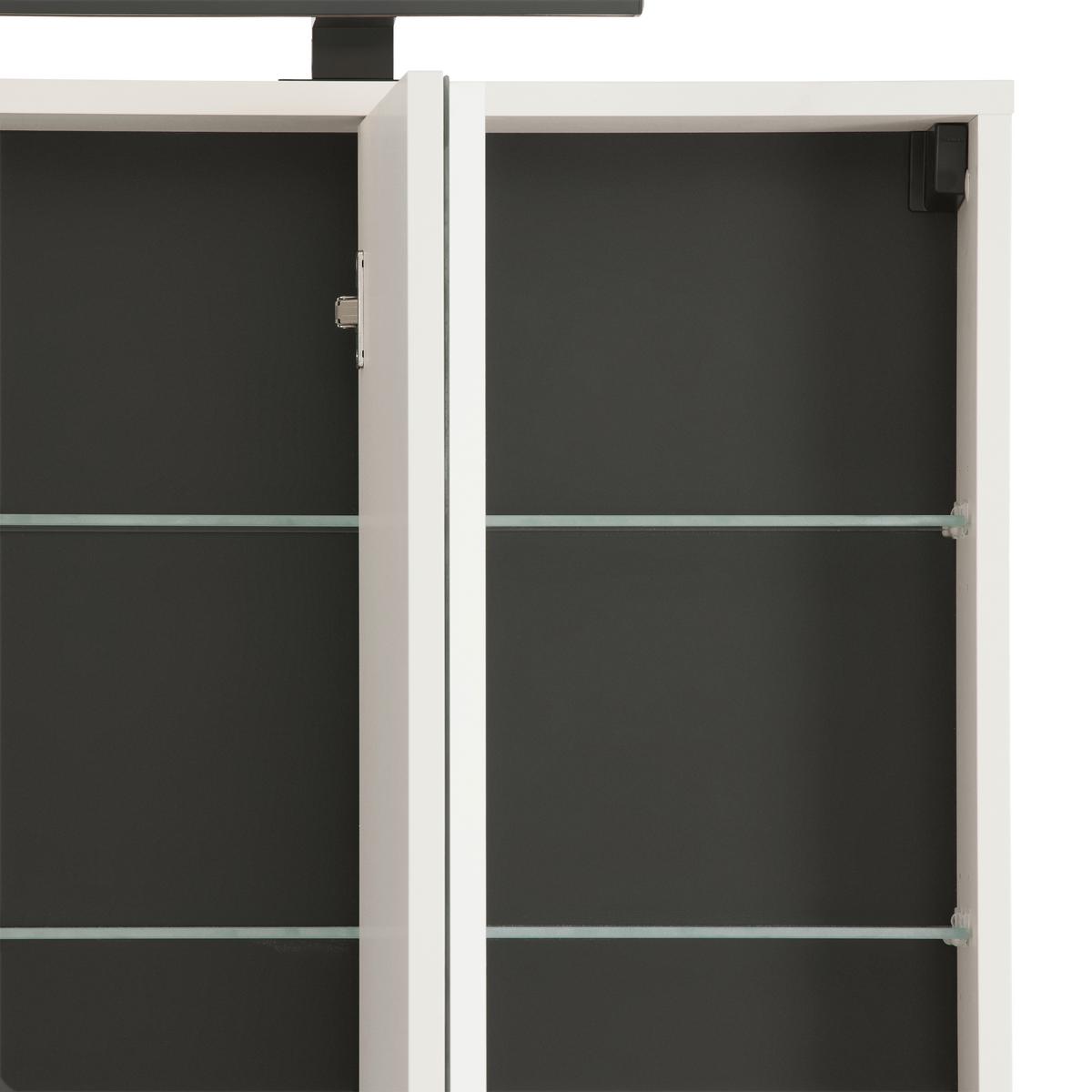 Spiegelschrank Sophia Kaschmir - Kaschmir, MODERN, Glas/Holzwerkstoff (100/74/17cm) - Mömax