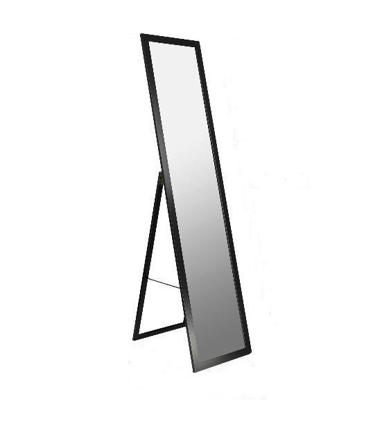 Standspiegel in Schwarz - Schwarz, MODERN, Glas/Holzwerkstoff (36/156/44cm) - Mömax