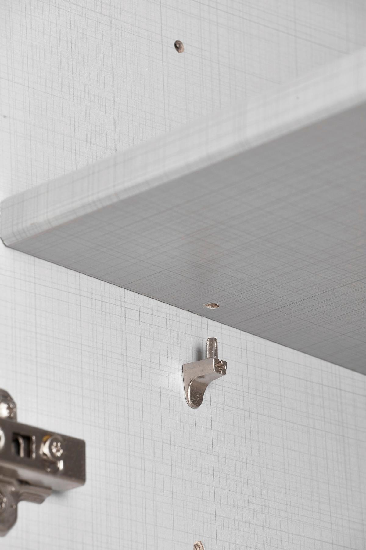 Drehtürenschrank Level 36A Graphit/Eiche - Chromfarben/Plankeneiche, MODERN, Holzwerkstoff (100/216/58cm) - MID.YOU