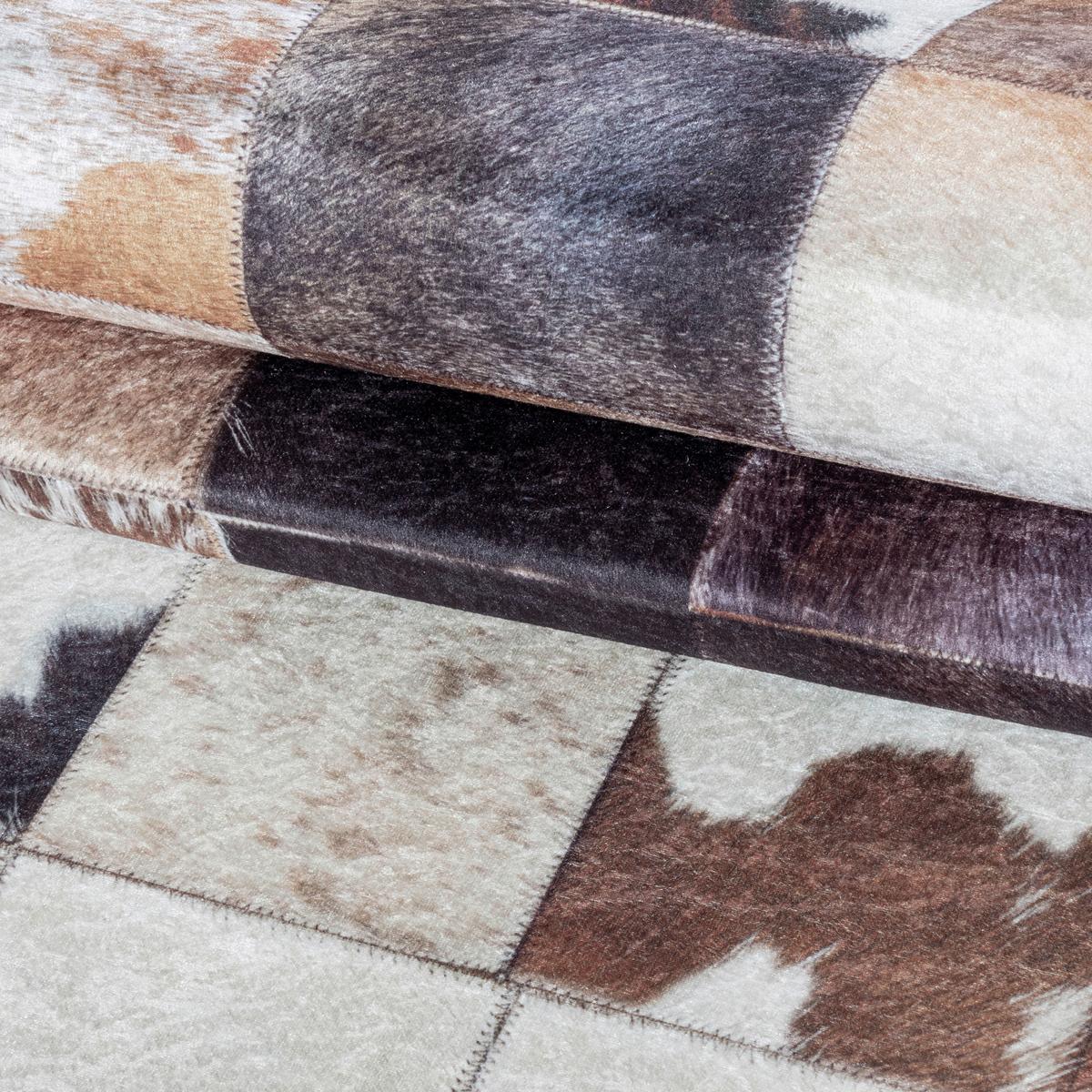 Flachwebeteppich Fiesta Crema ca. 120x170cm - Creme, Design, Textil (120/170cm) - Novel