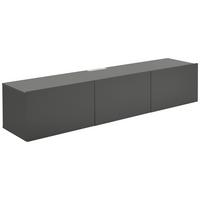 KOMODA NISKA NEWNIQ - antracytowy, Design, materiał drewnopochodny (180/36,7/42cm) - Hom`in