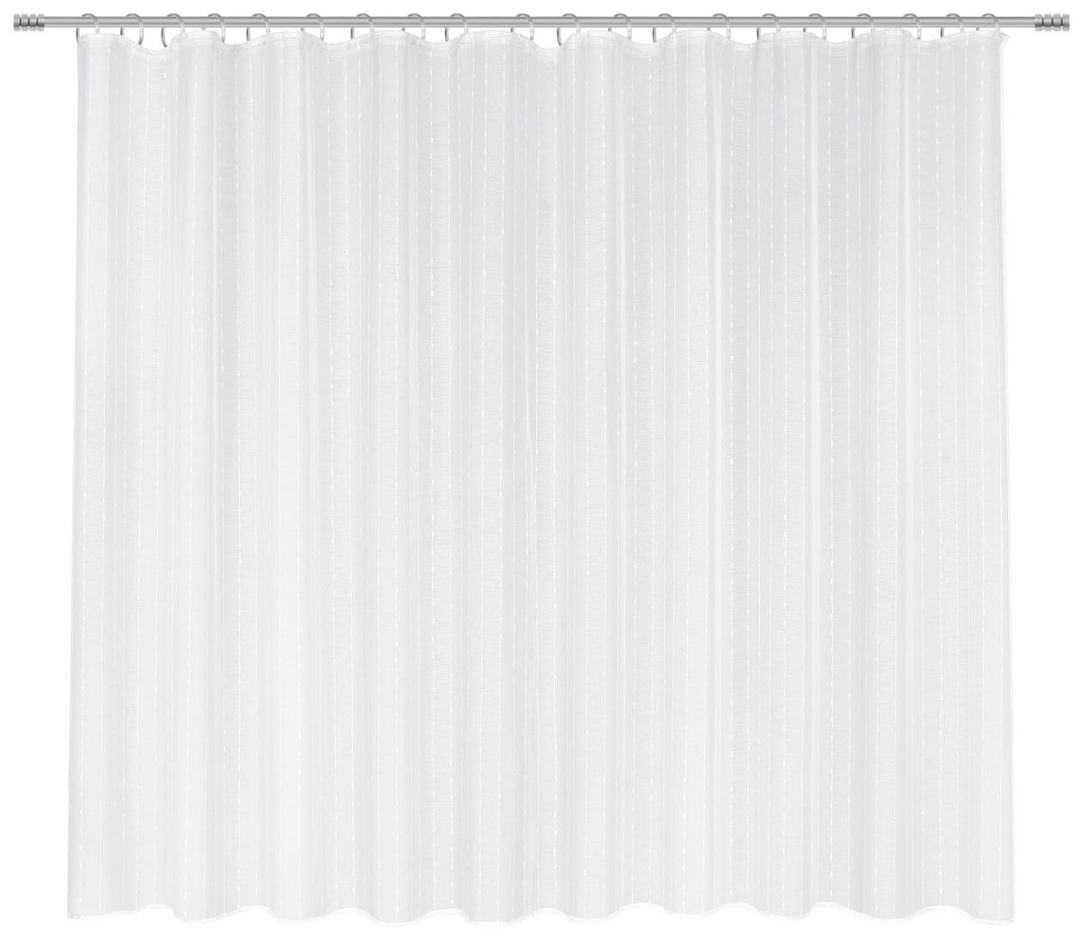 Készfüggöny Lisa 300/175 - fehér, Romantik / Landhaus, textil (300/175cm) - Modern Living