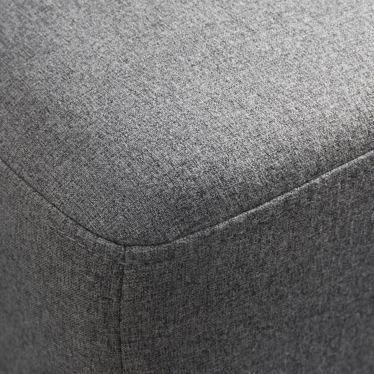 canapé d'angle KYLE - Naturfarben/Grau, Modern, Holz/Textil (242/88/189cm) - Bessagi Home