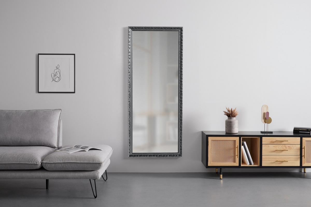 Stensko Ogledalo Sonja, 70 X 170 Cm - srebrne barve, Konvencionalno, steklo/les (70/170cm) - Mömax