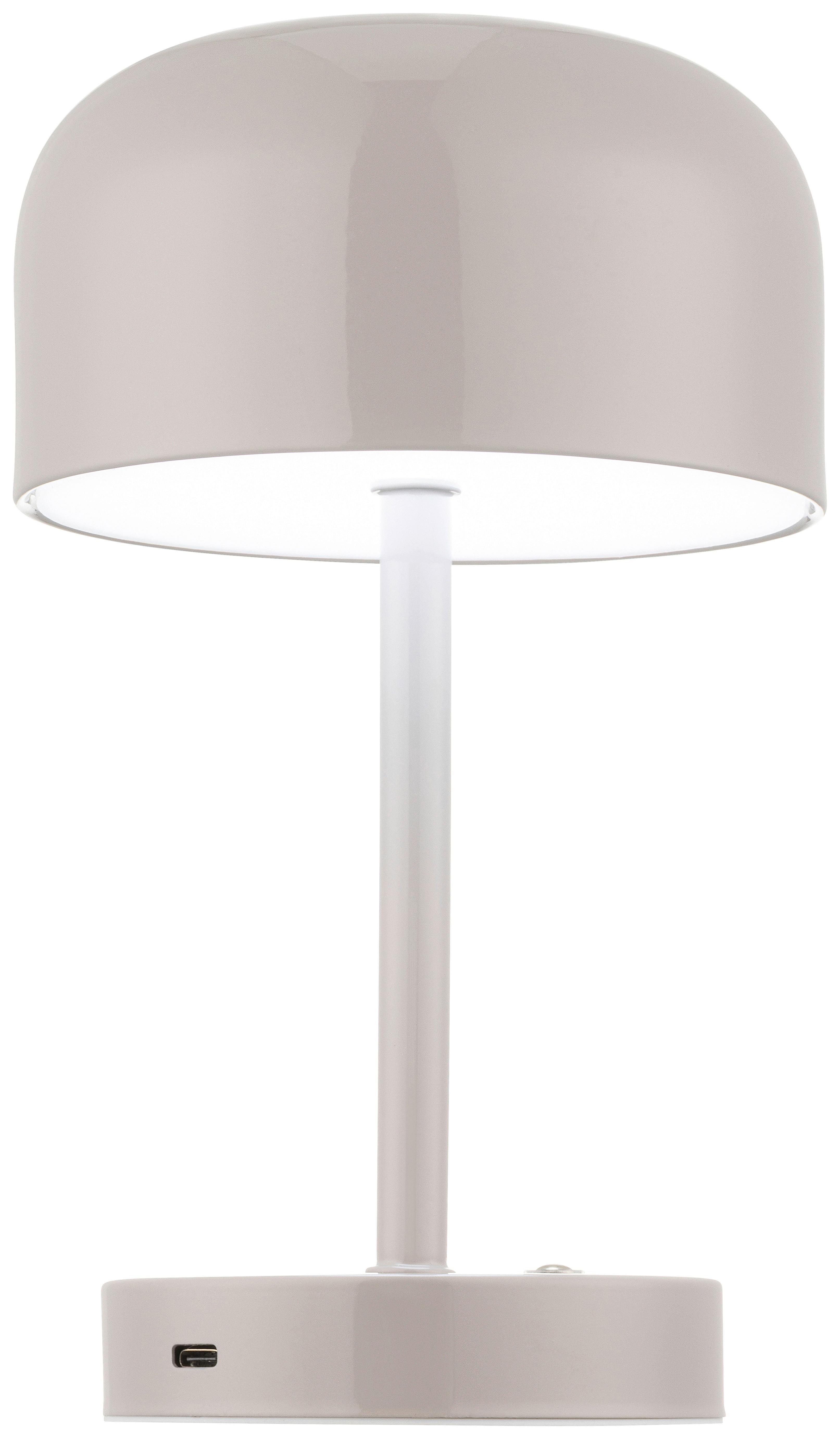PORTABEL LAMPA SOFTI - grå, Modern, metall/plast (10/22,5/12,5cm) - Mömax