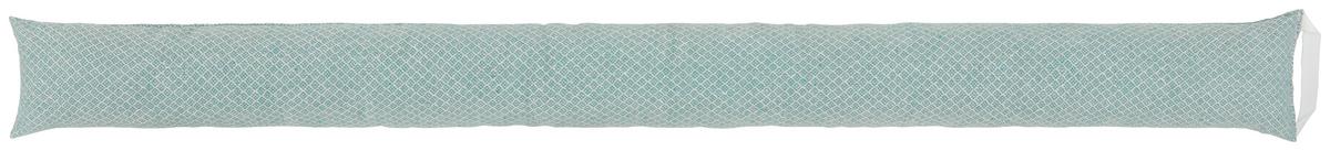 Zugluftstopper Dobby in diversen Farben - Taupe/Blau, Textil (10/90cm) - Premium Living