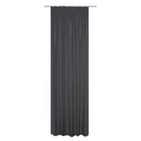 Wärmeschutzvorhang Eskimo Grau ca. 135x145cm - Grau, Basics, Textil (135/145cm)