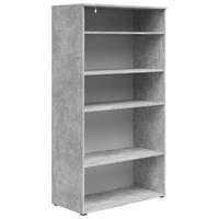 Regal Multistauraum Betonoptik - Anthrazit/Grau, Modern, Holzwerkstoff/Kunststoff (80/147/40cm) - Premium Living