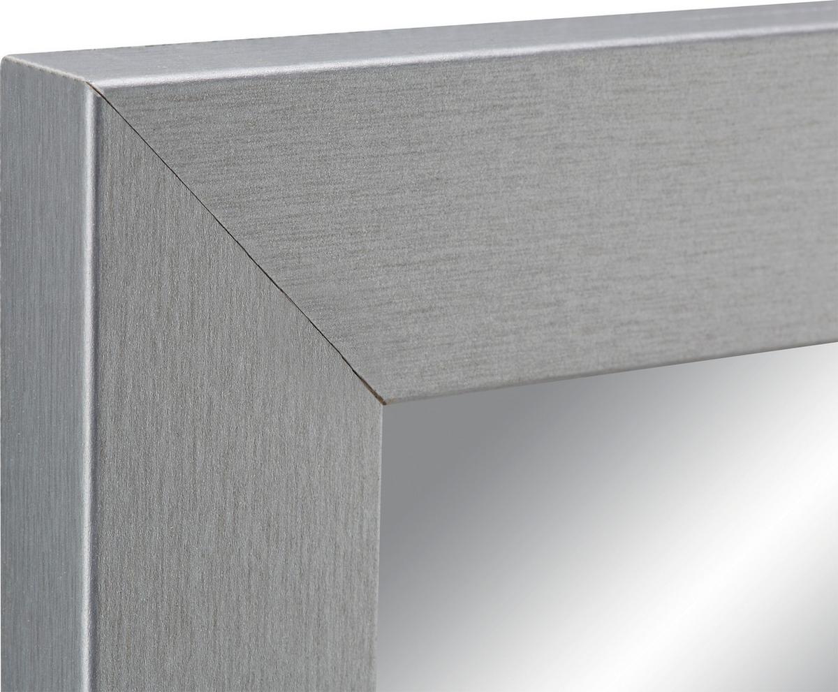 Oglindă de perete SILVER - argintiu, sticlă/material pe bază de lemn (50/150/2cm) - Modern Living
