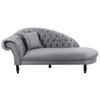 Damski Ležaj Cupido - siva/crna, Design, tekstil/drvo (216/91/103cm) - Mömax
