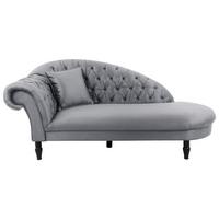 Damski Ležaj Cupido - siva/crna, Design, tekstil/drvo (216/91/103cm) - Mömax