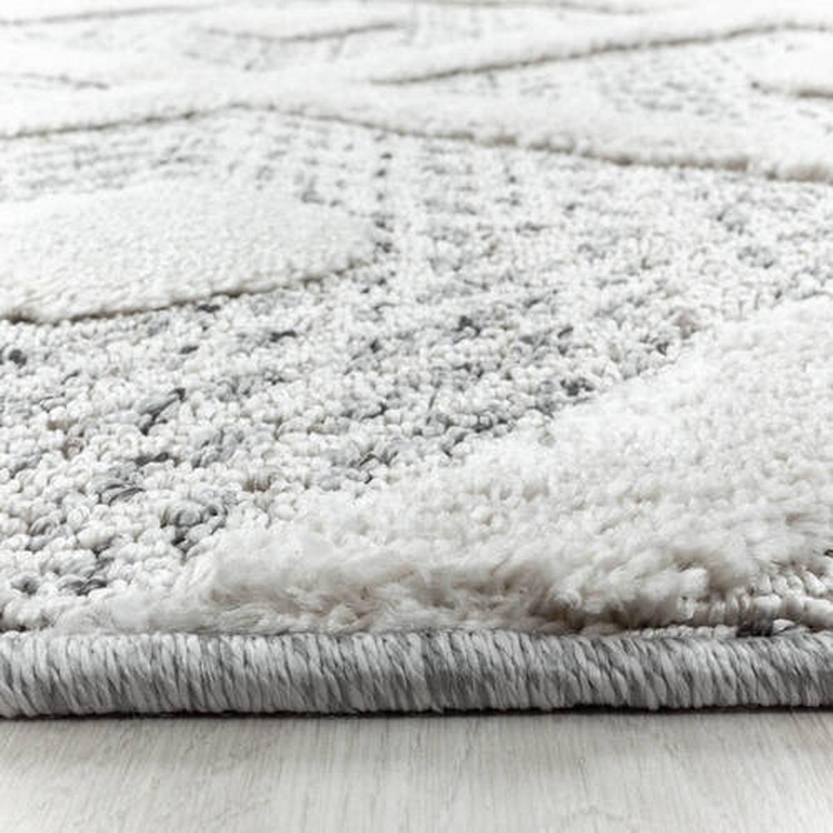 Webteppich Pisa Grau ca. 200x290cm - Grau, KONVENTIONELL, Textil (200/290cm)