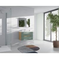 MASCĂ PENTRU LAVOAR IRIS - stejar sălbatic/verde pădure, Modern, material pe bază de lemn (80/51/46cm)