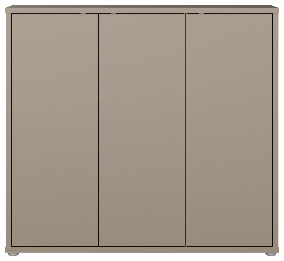 Omara Za Čevlje Alice, Rjavosiva - rjavosiva/siva, Moderno, umetna masa/leseni material (109,2/99,1/34,9cm) - Carryhome