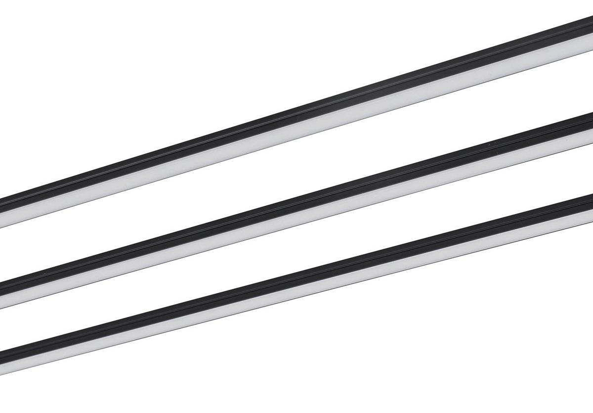 Led-svetlobna Škatla Numik - črna, Moderno, umetna masa (50/75/1,3/0,7cm) - Mömax