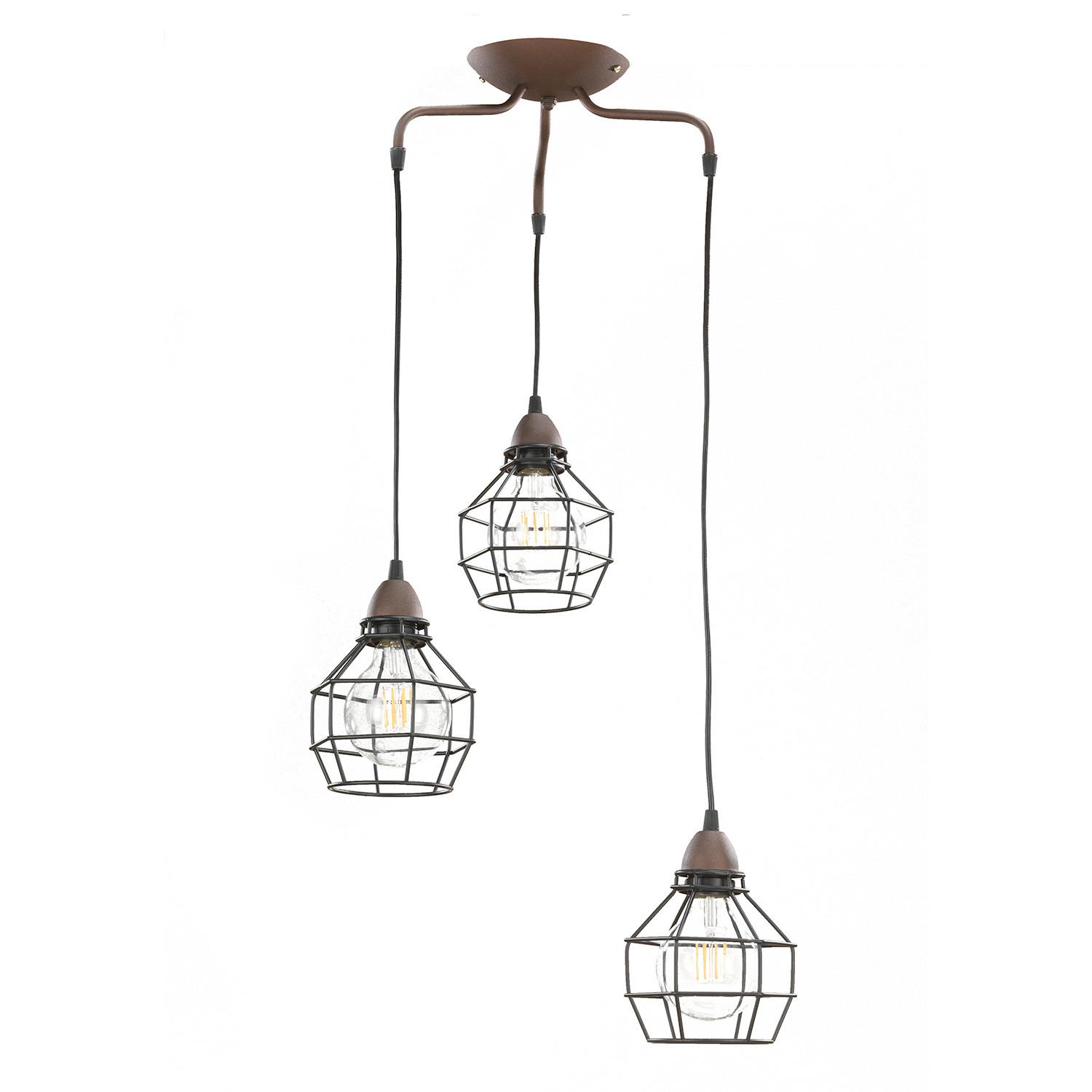Hängeleuchte Spider Schwarz max. 22 Watt - Schwarz, LIFESTYLE, Metall (40/94cm)