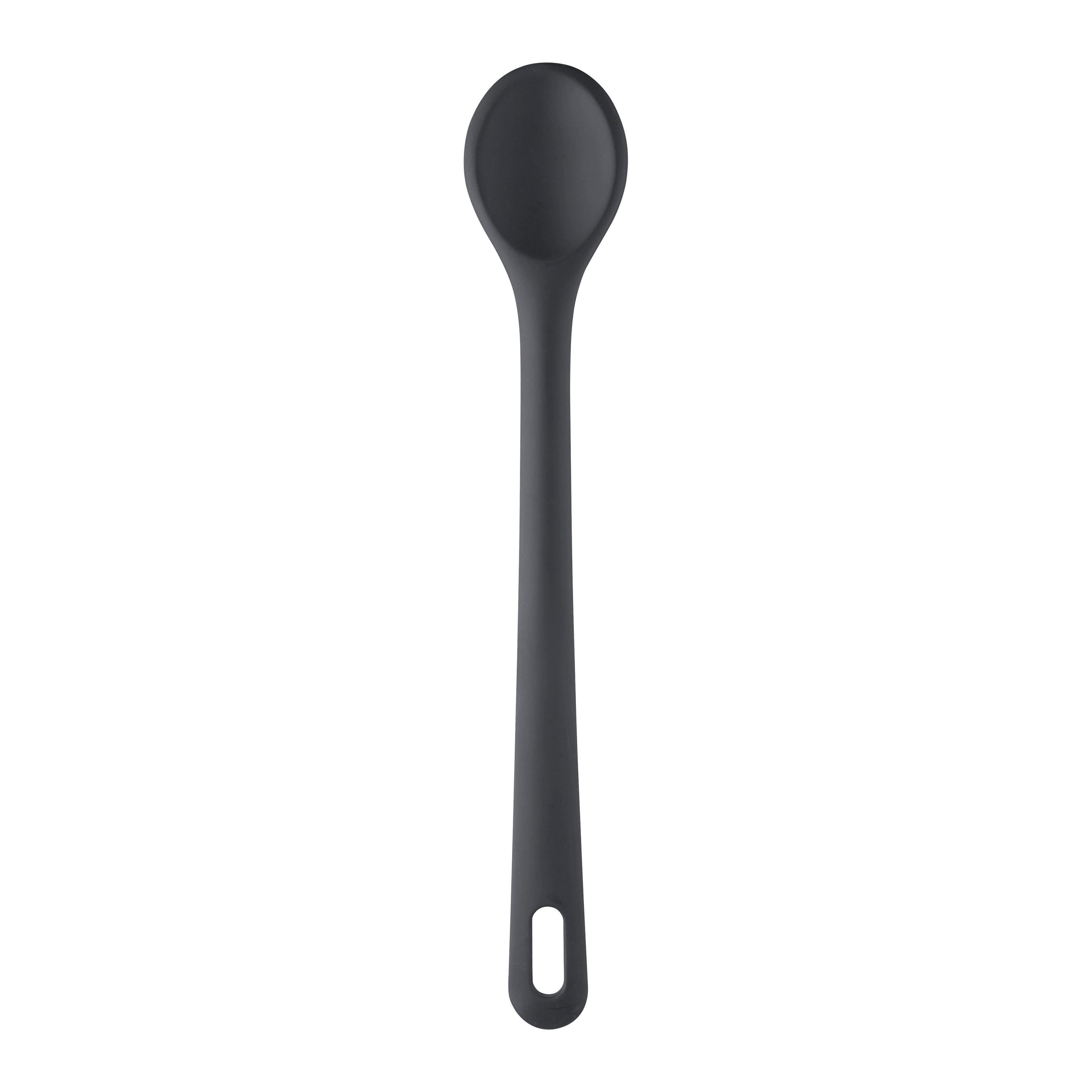 Kochlöffel Kiki Dunkelgrau matt - Dunkelgrau, KONVENTIONELL, Kunststoff (30cm) - Mömax