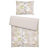 Bettwäsche Loala XL Grün/Beige ca. 140x220cm - Beige/Grün, ROMANTIK / LANDHAUS, Textil (140/220cm) - Mömax