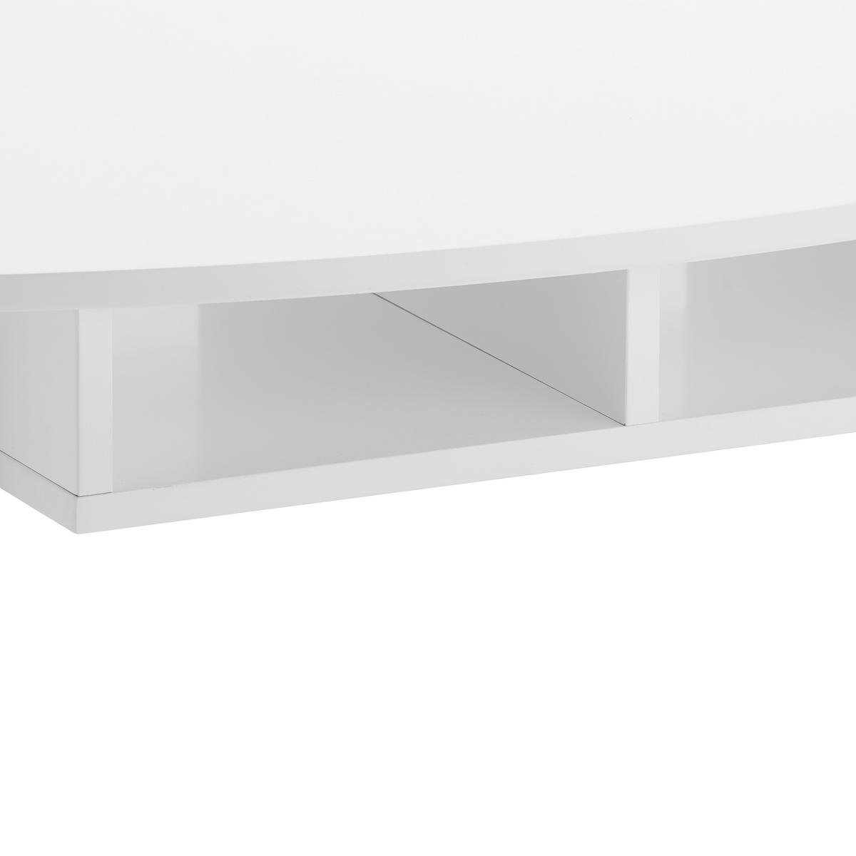 Couchtisch Silvio Weiß/Pinienfarben MDF/Holz - Weiß/Pinienfarben, MODERN, Holz/Holzwerkstoff (100/50/42,5cm) - Bessagi Home