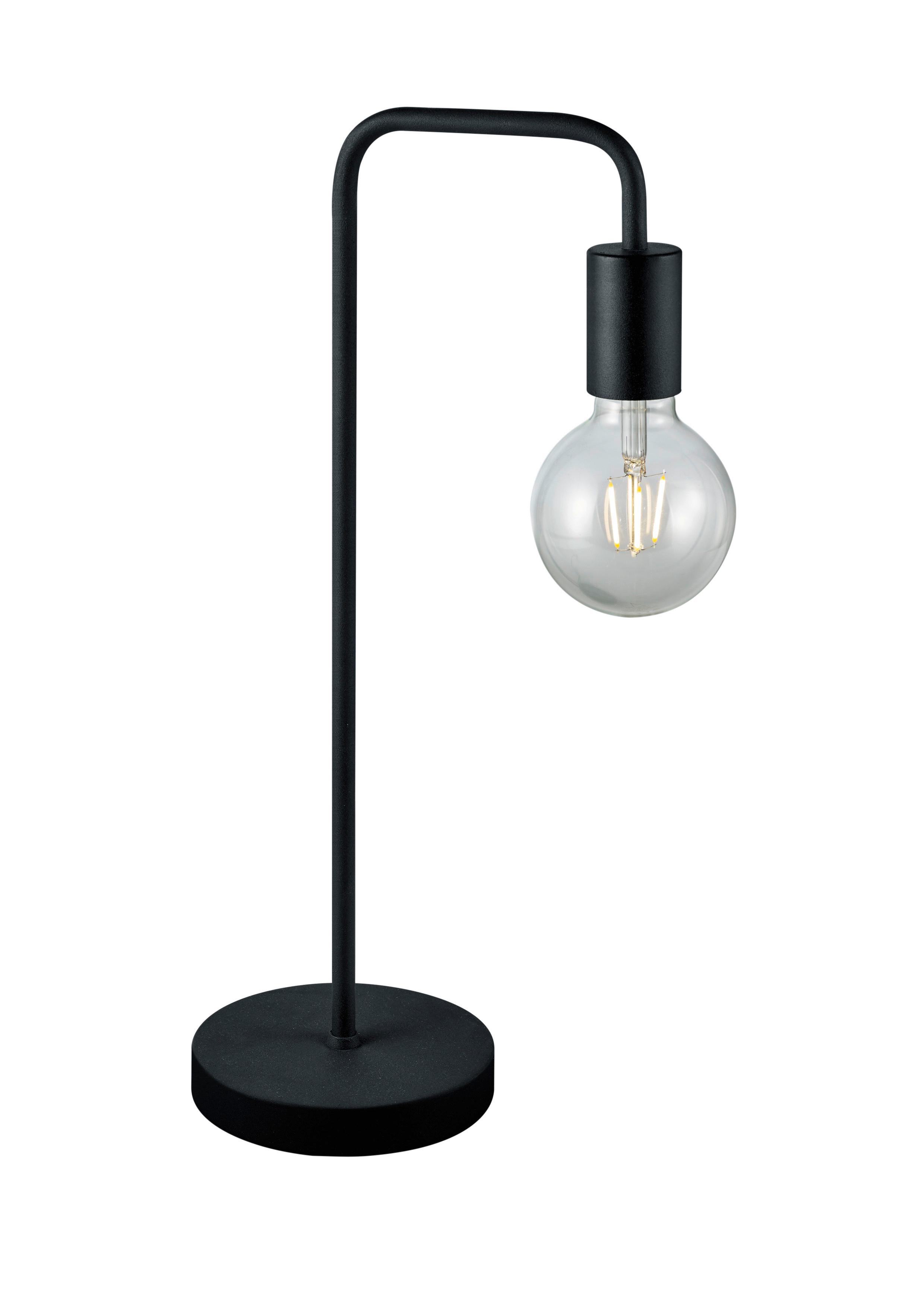 Tischleuchte Diallo in Schwarz max. 42 Watt - Schwarz, Basics, Metall (51/15/23,5cm) - Trio Leuchten