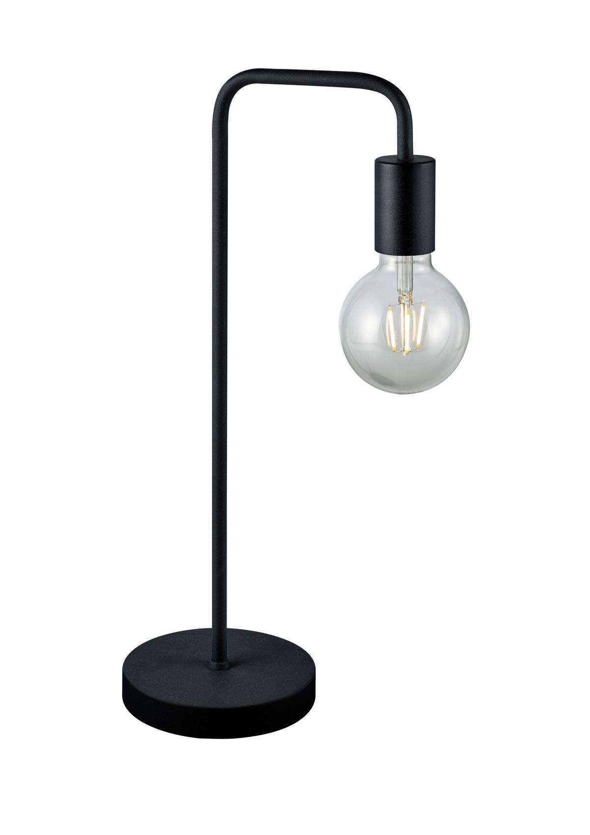 Tischleuchte Diallo in Schwarz max. 42 Watt - Schwarz, Basics, Metall (51/15/23,5cm) - Trio Leuchten