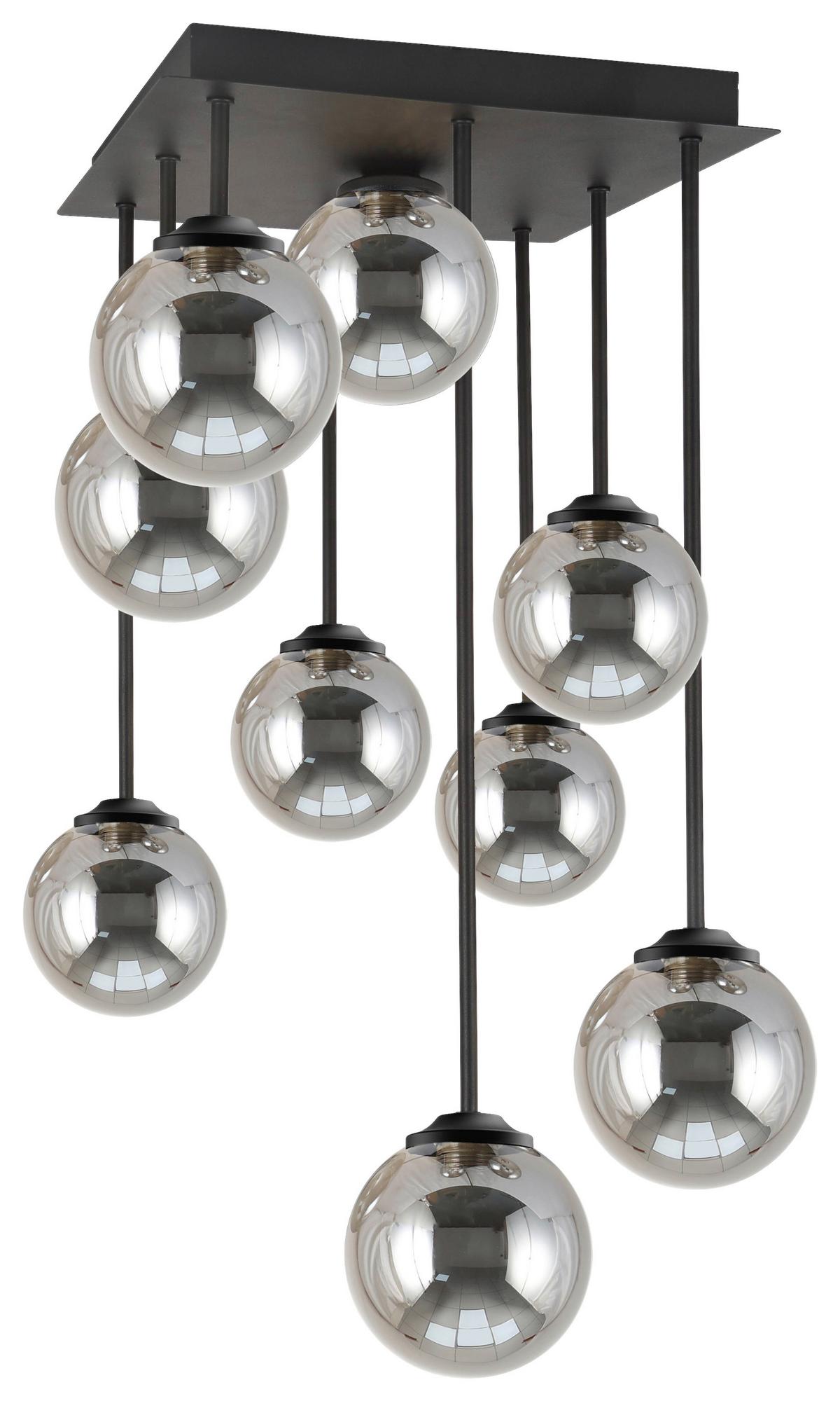 LAMPA WISZĄCA MURIEL - czarny, Trend, metal/szkło (31/31/55,5cm) - Novel