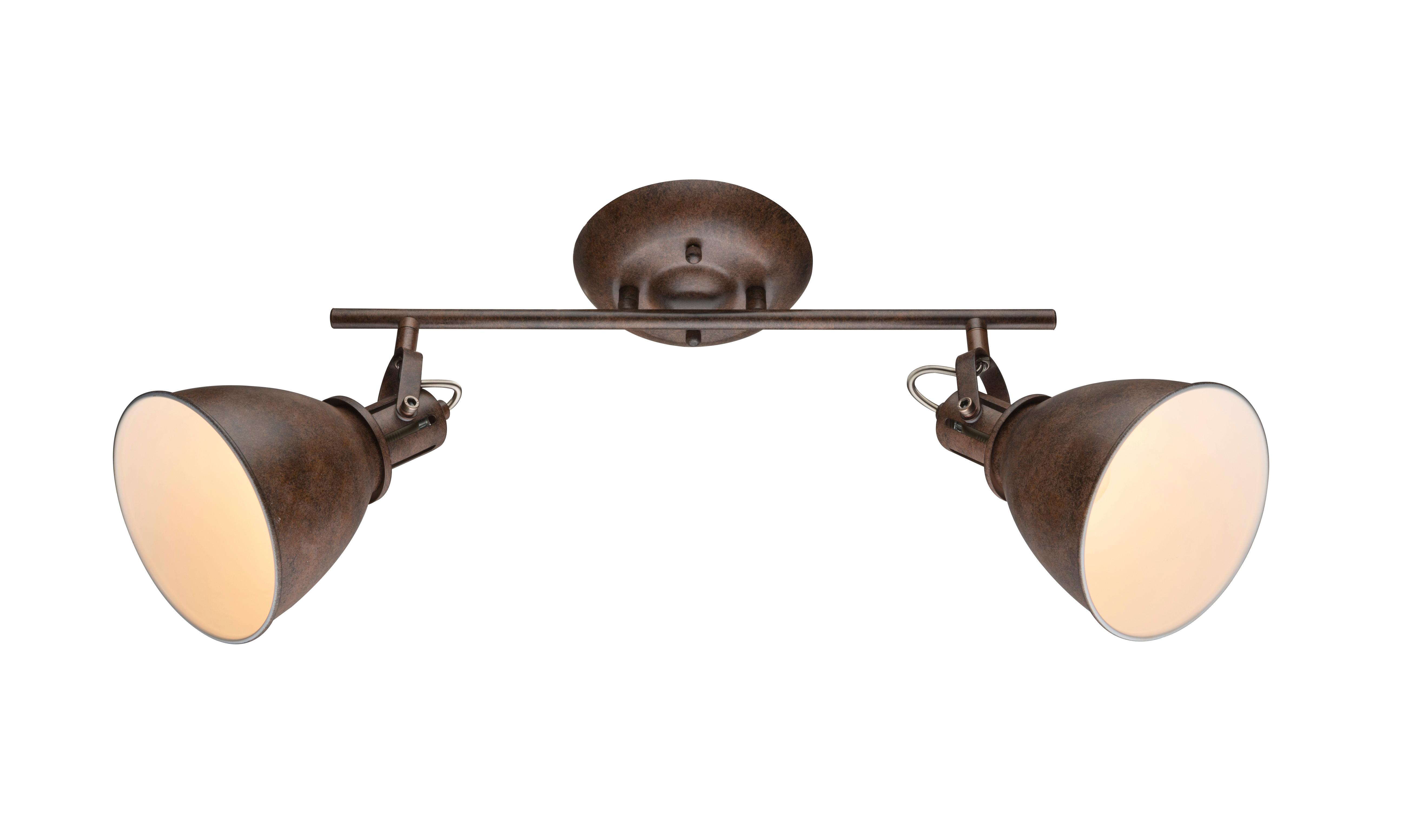 LAMPA REFLEKTOROWA 54647-2 *MB* - kolor rdzawy, Lifestyle, metal (45/15/21cm) - Globo