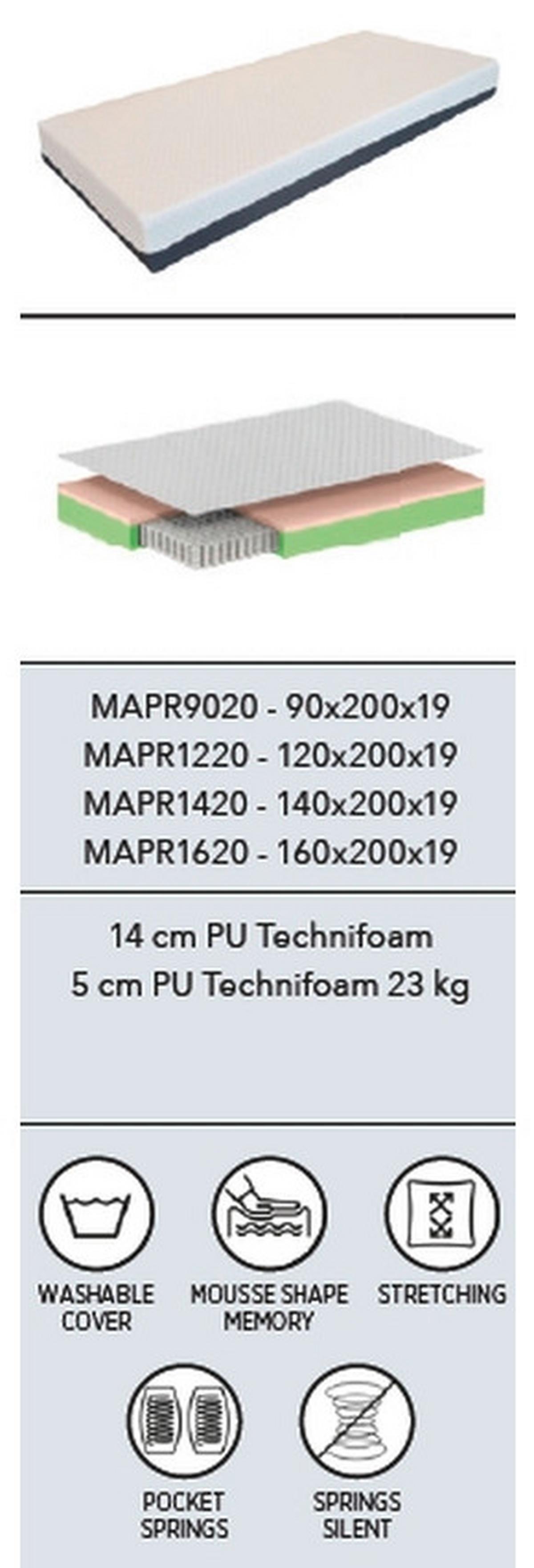 Taschenfederkernmatratze Premium ca. 120x200 cm - Beige, Basics, Textil (120/200cm) - Vipack