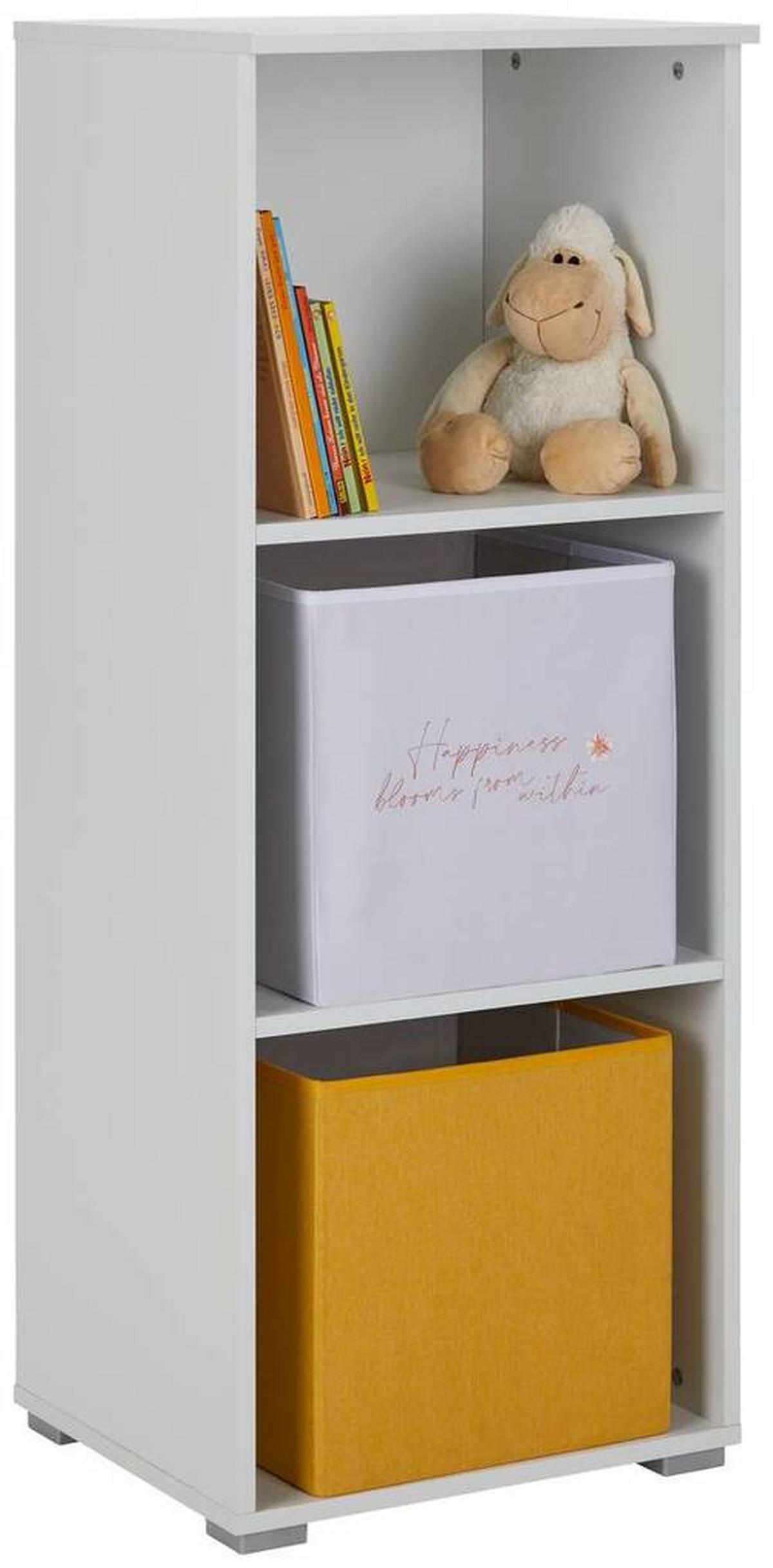 Standregal in Weiss - Weiss, Holzwerkstoff (47/119/42cm) - Premium Living