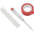 Elektrozubehörset Tim in Rot/Weiß, 3-teilig - Rot/Weiß, Papier/Kunststoff (1cm) Elektrozubehörset Tim in Rot/Weiß, 3-teilig - Rot/Weiß, Papier/Kunststoff (1cm)