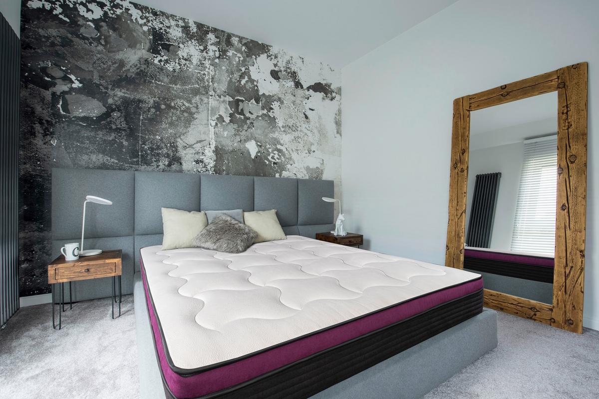Matrac 90/200 Infinit Comfort Limited - fehér, textil (90/200cm)